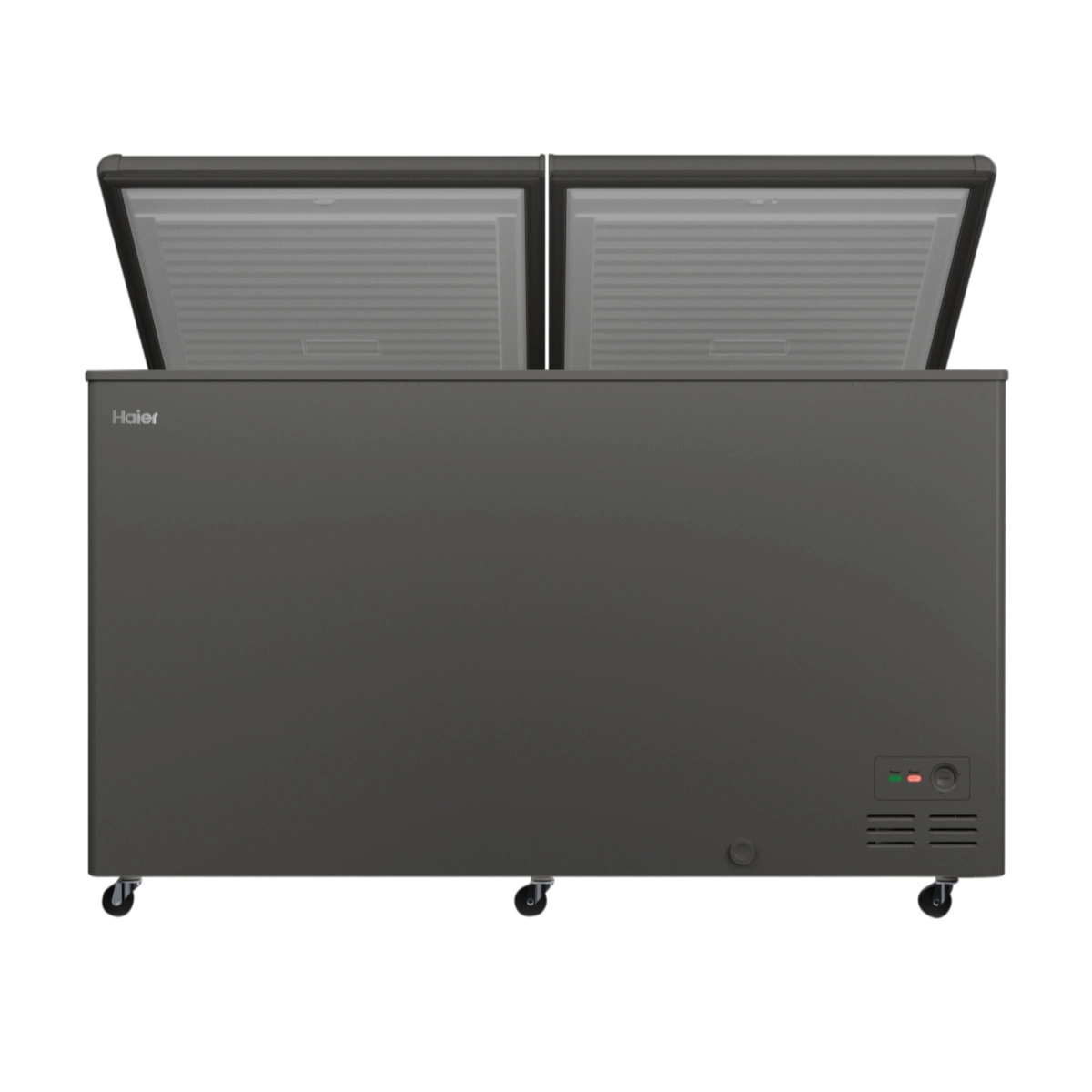 Haier 510 Ltr Double door- Embossed Titanium Grey colour Convertible Hard top Freezer